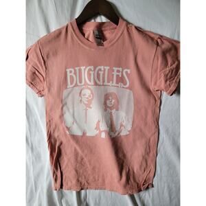 the Buggles   band   t shirt size  small salman pink